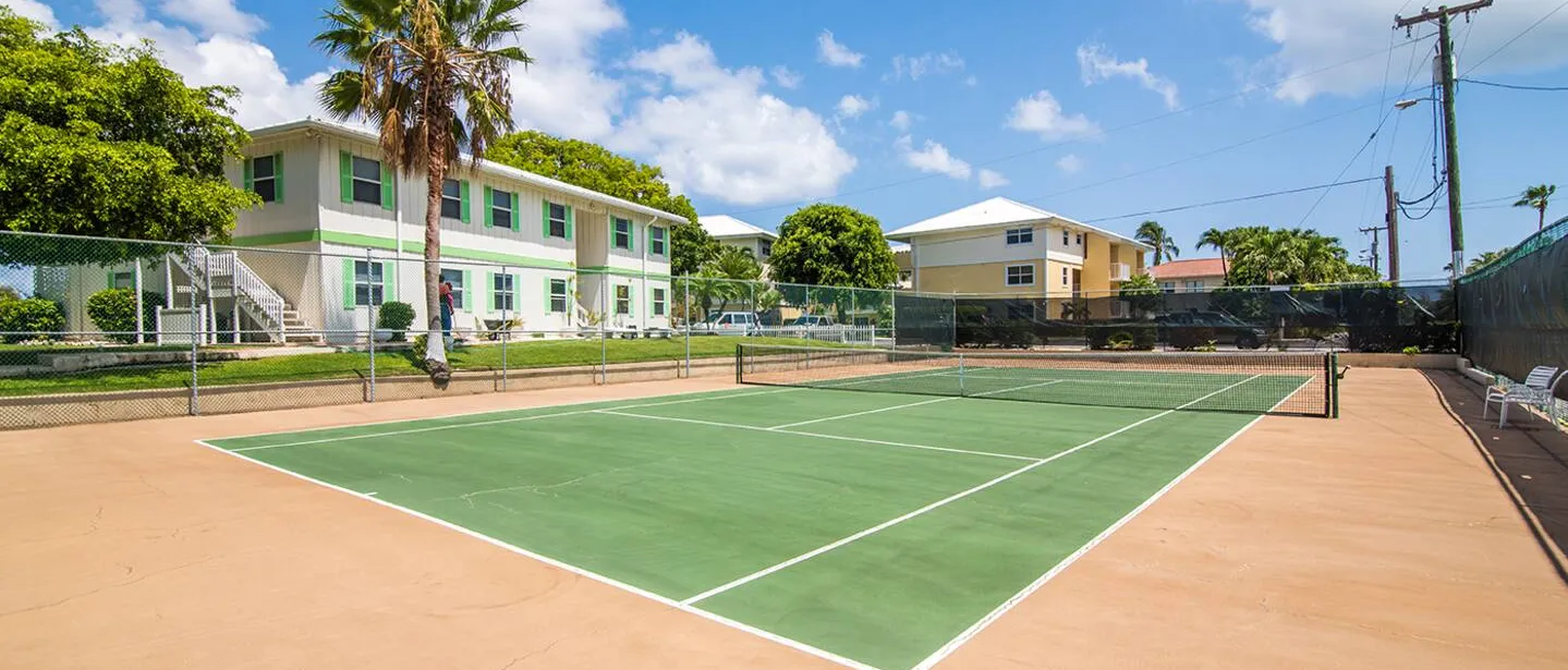 Tennis court available to guests racquets and balls provided
