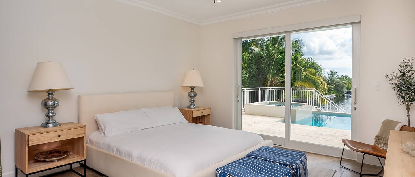 Downstairs master suite.