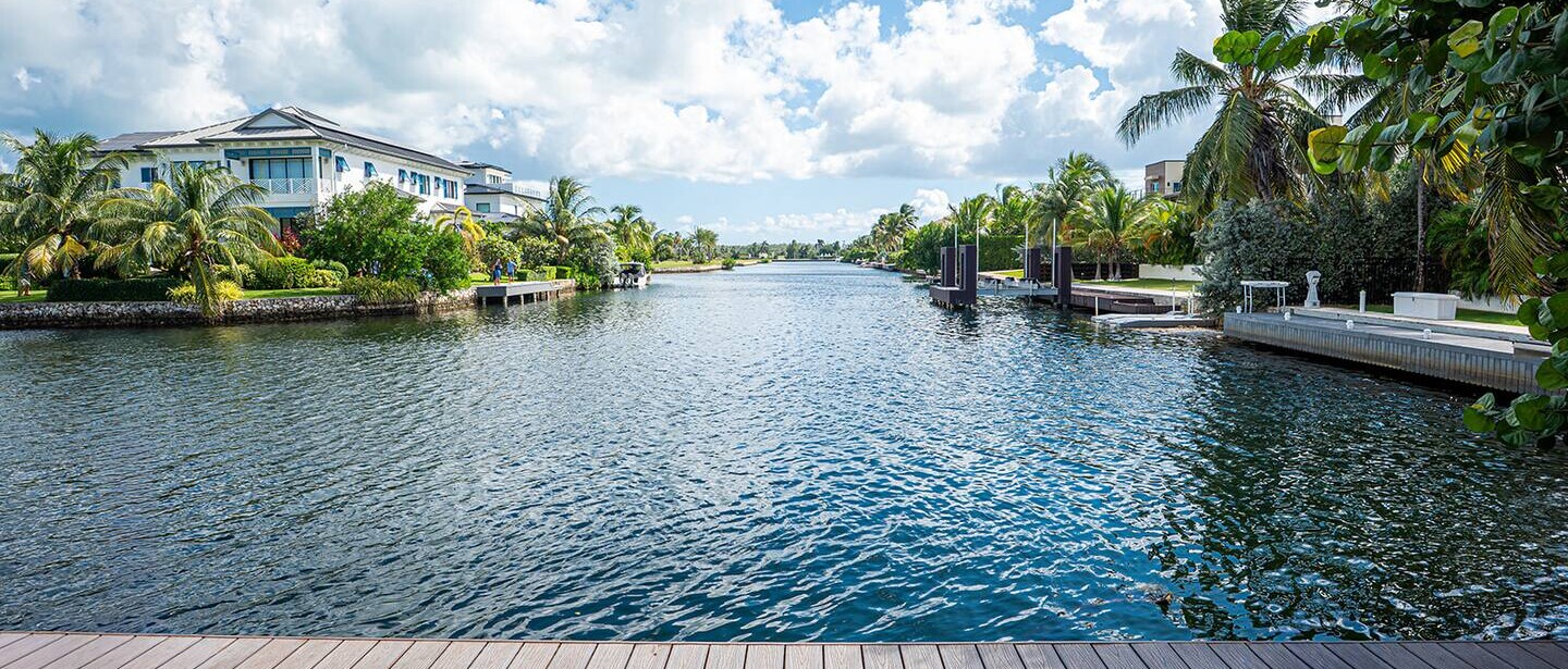 View from the dock.