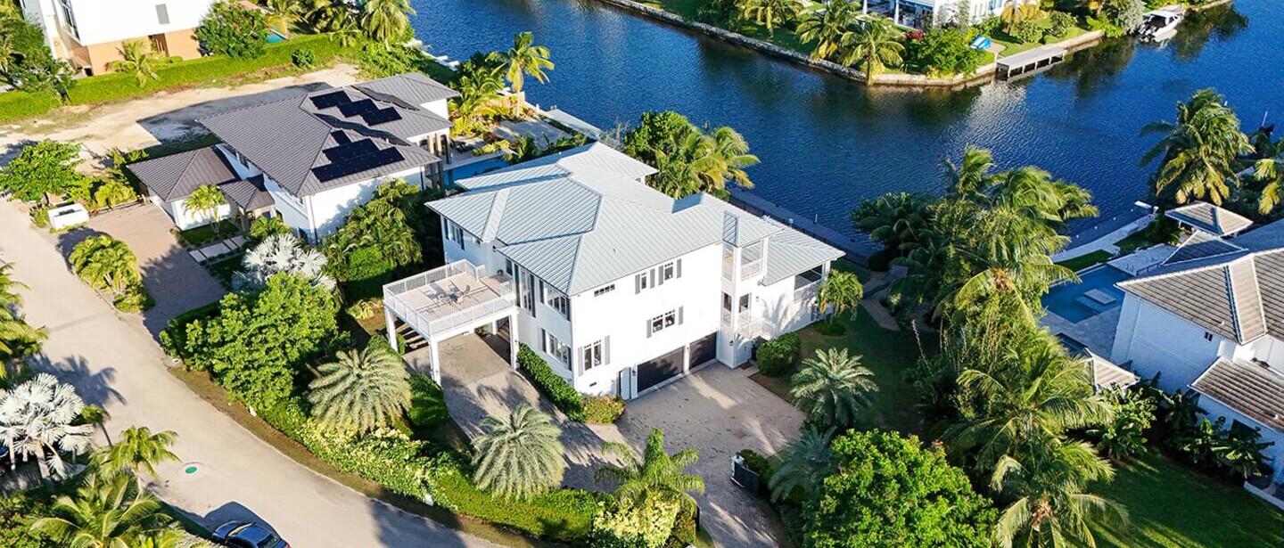 The aerial view.