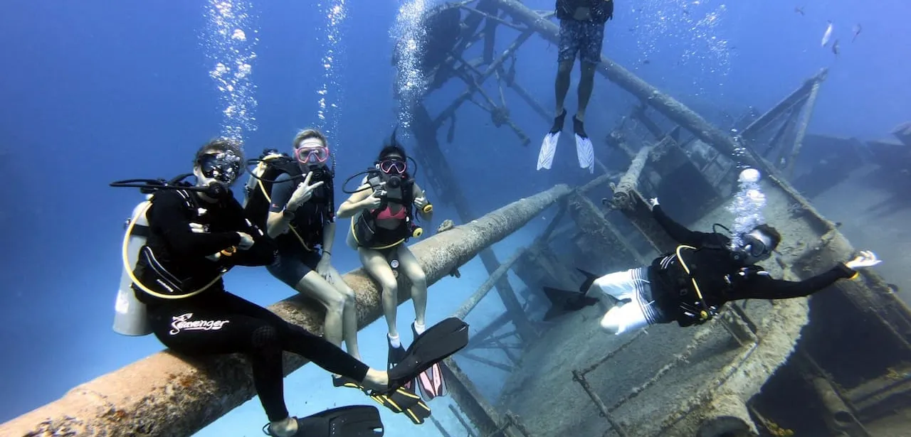 Top of the world diving!